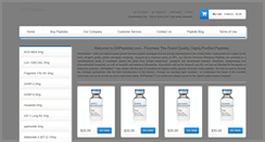 Desktop Screenshot of ghpeptides.com